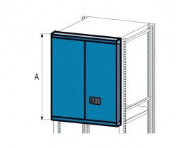 Hinged doors - Upper section
